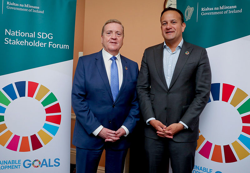 The Taoiseach and Minister Breen at the Forum on Sustainable Development Goals